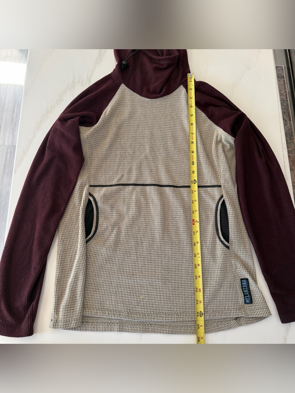Melanzana Women’s Medium Micro-Grid Hoodie - Picture 4 of 9